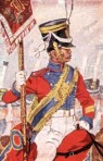 Standard bearer of the  von Polenz chevauleger regiment
