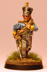 Painted and based Saxon officer
