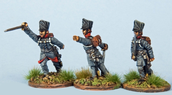 New Calpe Prussian musketeer officers in Uberrock